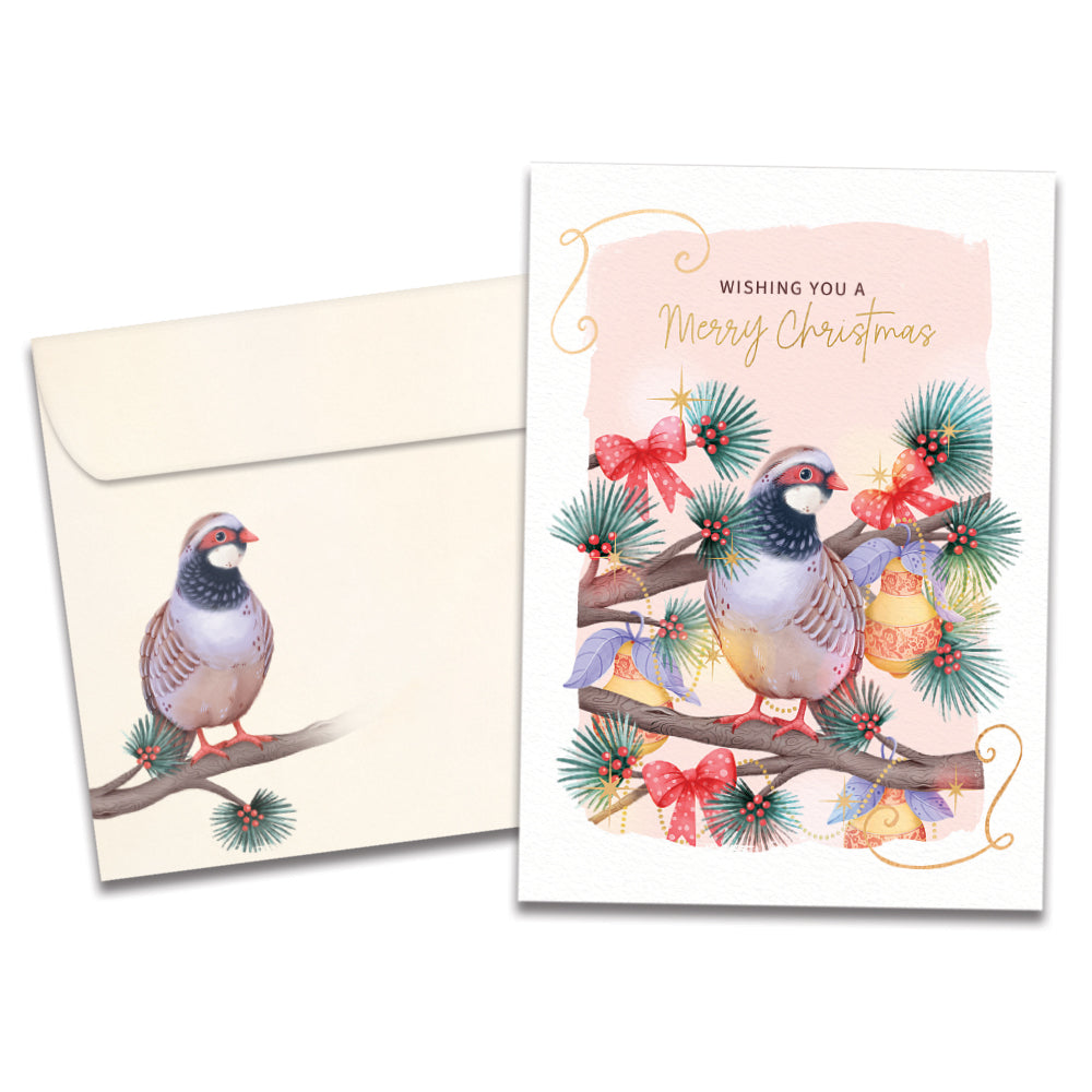 Partridge Pear Tree Greeting Card – Tree-Free Greetings