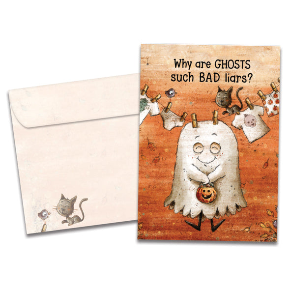 The cover of Tree-Free's Faboolous card, along with its matching envelope.