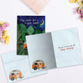 Load image into Gallery viewer, The envelope for Tree-Free’s All the Stars card, along with the following text: “Every Tree-Free 5x7 card comes with a matching ARTvelope!”
