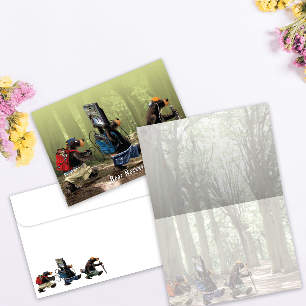 Bear Necessities Single Card TreeFree Greetings