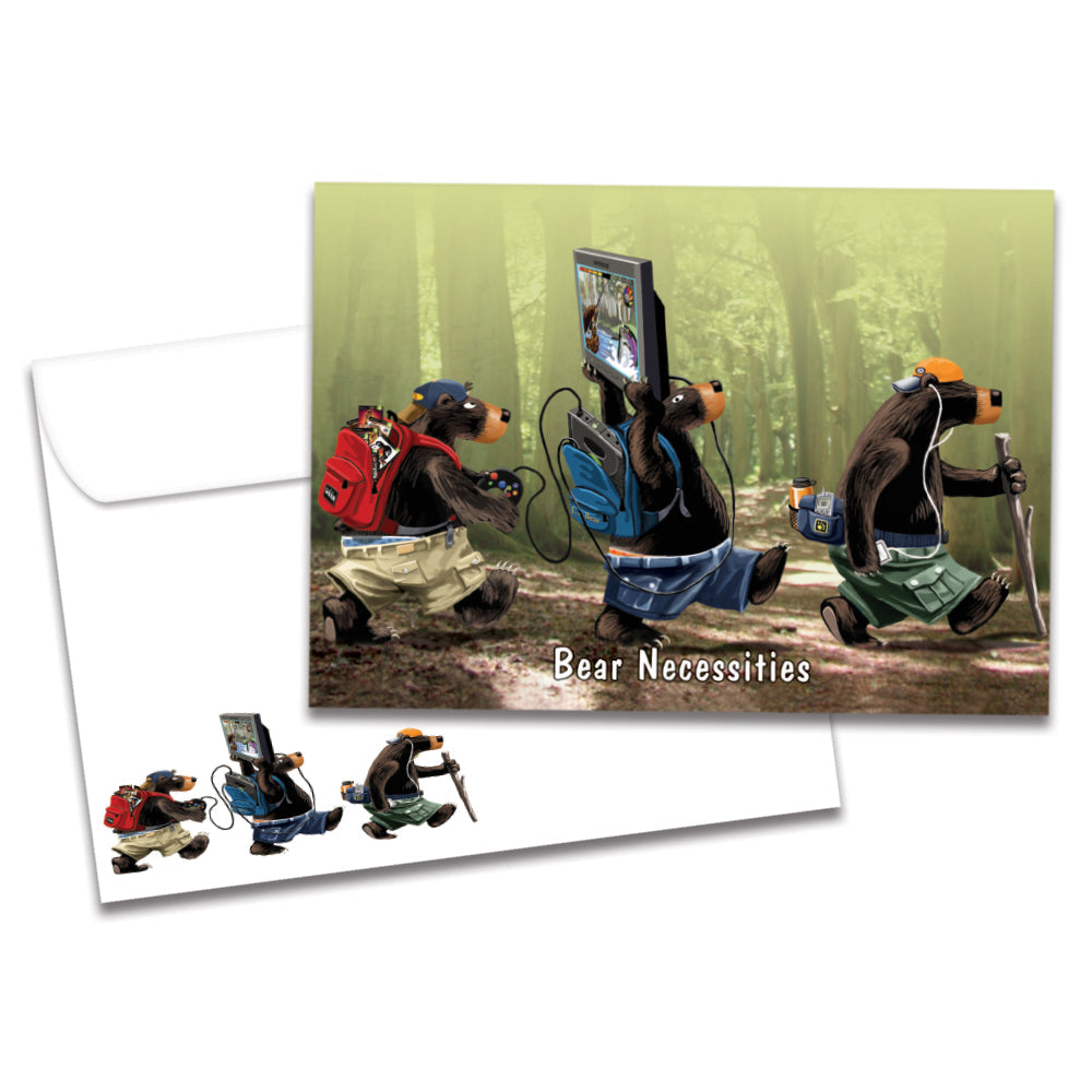 Bear Necessities Single Card TreeFree Greetings