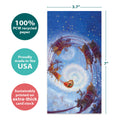 Load image into Gallery viewer, Soaring Santa Single Money Holder Card
