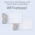 Load image into Gallery viewer, Winter Solstice Mandala Single Money Holder Card

