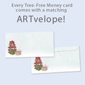 Load image into Gallery viewer, Kringle Tree Farm Single Money Holder Card
