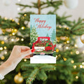 Load image into Gallery viewer, Kringle Tree Farm Single Money Holder Card
