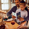 Load image into Gallery viewer, Hanukkah Tree Single Money Holder Card
