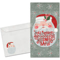 Load image into Gallery viewer, Santa Be Good Single Money Holder Card
