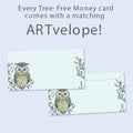 Load image into Gallery viewer, Graduation Owl Single Money Holder Card
