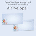Load image into Gallery viewer, Sweet Snowglobe Money Holder Card 12 Pack
