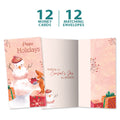 Load image into Gallery viewer, Comfort Joy Snowman Money Holder Card 12 Pack
