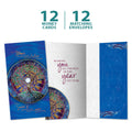 Load image into Gallery viewer, Winter Solstice Mandala Money Holder Card 12 Pack
