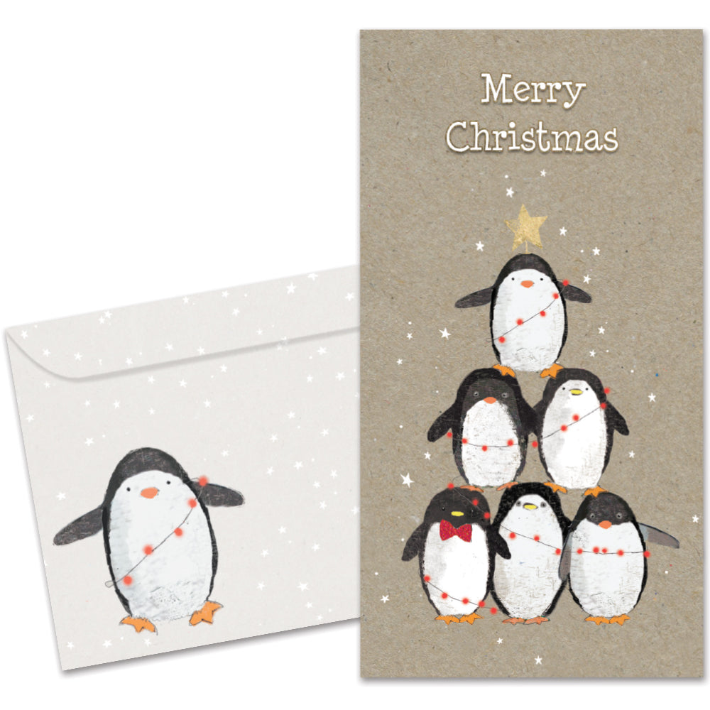 Penguin Pile Money Holder Card 12 Pack