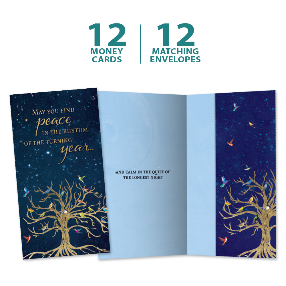 tree of life money Bird Tree of Life Money Holder Card 12 Pack – Tree-Free Greetings