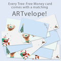 Load image into Gallery viewer, Merry Magic Money Holder Card 12 Pack
