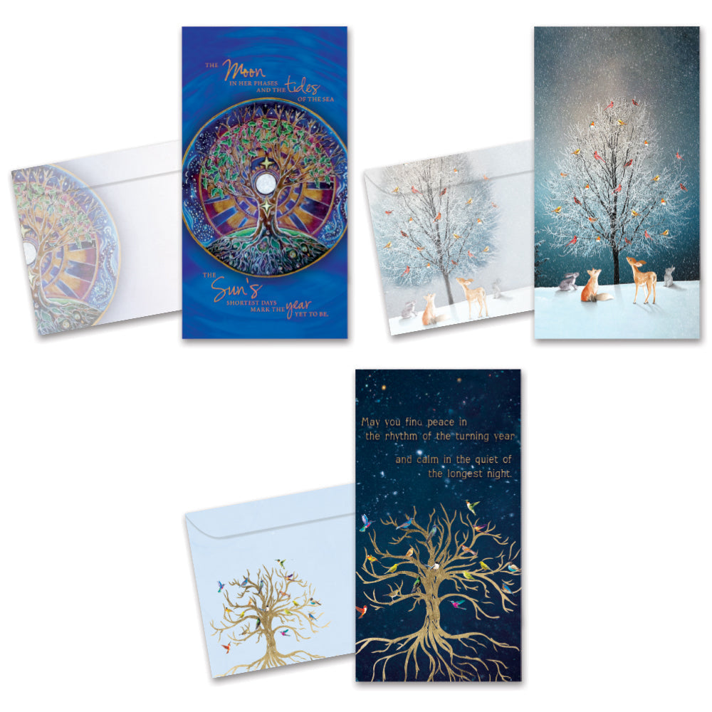 Winter in Nature Money Holder Card 12 Pack