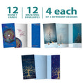Load image into Gallery viewer, Winter in Nature Money Holder Card 12 Pack
