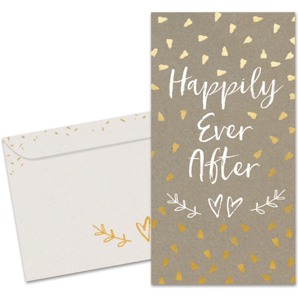 Happily After Today Money Holder Card 12 Pack