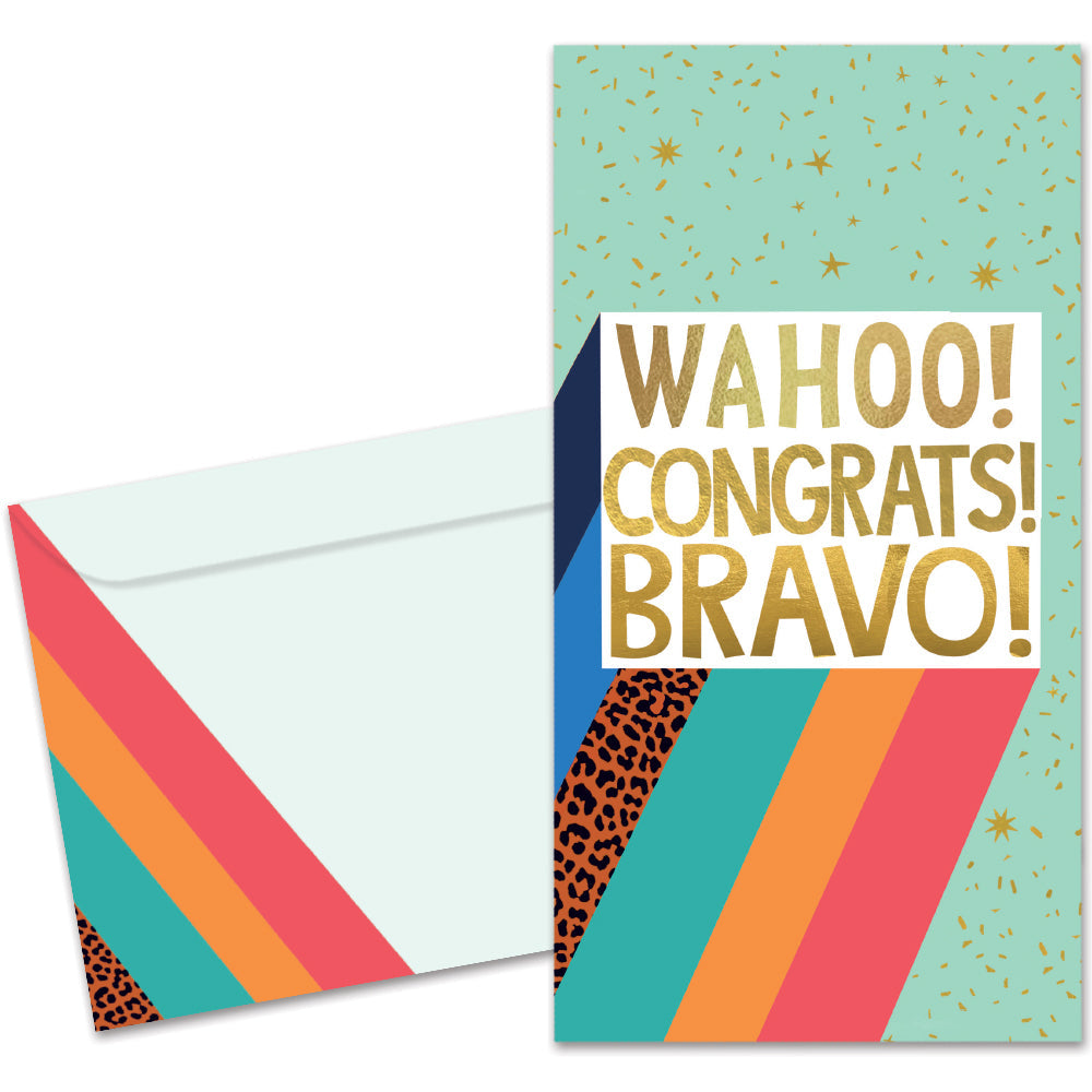 Bravo Congrats Money Holder Card 12 Pack
