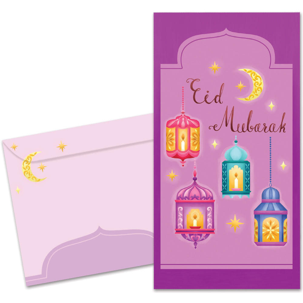 Sweet Lanterns Money Holder Card 12 Pack