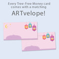 Load image into Gallery viewer, Sweet Lanterns Money Holder Card 12 Pack
