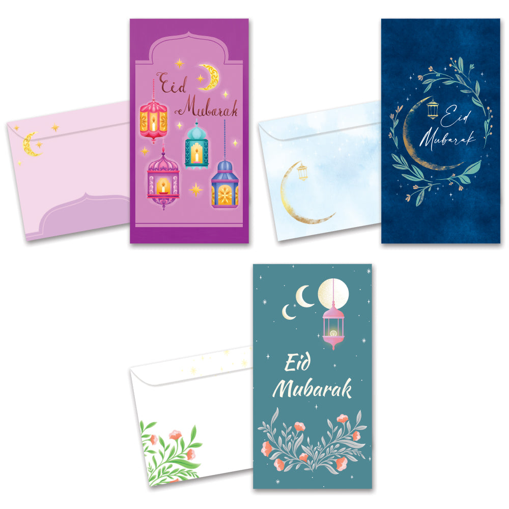 Artful Lanterns Money Holder Card 12 Pack