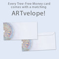 Load image into Gallery viewer, Winter Solstice Mandala Money Holder Card 2 Pack
