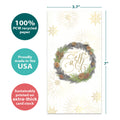 Load image into Gallery viewer, Winter Pine Wreath Money Holder Card 2 Pack
