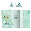 Load image into Gallery viewer, Floral Menorah Money Holder Card 2 Pack
