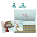 Load image into Gallery viewer, Peace Love Joy Money Holder Card 2 Pack

