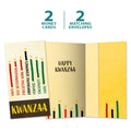 Load image into Gallery viewer, Seven Candles on Tan Money Holder Card 2 Pack
