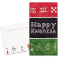 Load image into Gallery viewer, Batik Kwanzaa Money Holder Card 2 Pack
