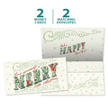Load image into Gallery viewer, Merry Little Christmas Drawn Money Holder Card 2 Pack
