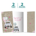Load image into Gallery viewer, Just Married Money Holder Card 2 Pack
