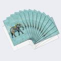 Load image into Gallery viewer, Elephant and Yellow Birds 12 Pack Notecards
