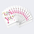 Load image into Gallery viewer, Flowery Thanks Thank You Cards 12 Pack
