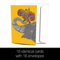 Load image into Gallery viewer, Bursting With Joy All Occasion 4x6 Bamboo Box Notecard Sets
