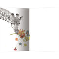 Load image into Gallery viewer, Checking In Giraffe All Occasion 4x6 Bamboo Box Notecard Sets
