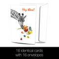 Load image into Gallery viewer, Checking In Giraffe All Occasion 4x6 Bamboo Box Notecard Sets
