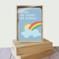 Load image into Gallery viewer, Sunshine And Rainbows All Occasion 4x6 Bamboo Box Notecard Sets
