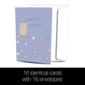 Load image into Gallery viewer, Woo Hoo Owl Congrats 4x6 Bamboo Box Notecard Sets
