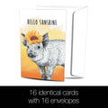 Load image into Gallery viewer, Hello Sunshine All Occasion 4x6 Bamboo Box Notecard Sets
