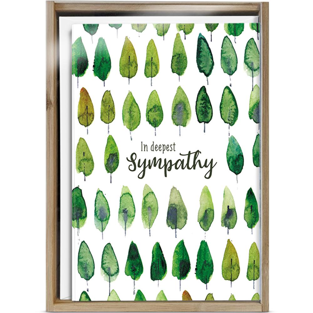 Sympathy Trees  Sympathy 4x6 Bamboo Box Notecard Sets