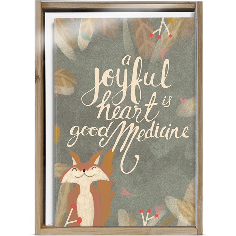 A Joyful Heart All Occasion 4x6 Bamboo Box Notecard Sets