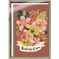 Load image into Gallery viewer, Autumn Flowers All Occasion 4x6 Bamboo Box Notecard Sets
