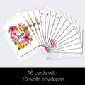 Load image into Gallery viewer, Bursting with Vibrancy All Occasion 4x6 Bamboo Box Notecard Sets
