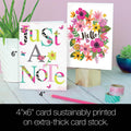 Load image into Gallery viewer, Bursting with Vibrancy All Occasion 4x6 Bamboo Box Notecard Sets
