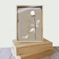 Load image into Gallery viewer, Floral Sympathy Sympathy 4x6 Bamboo Box Notecard Sets
