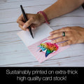 Load image into Gallery viewer, Rainbow Unicorn All Occasion 4x6 Bamboo Box Notecard Sets
