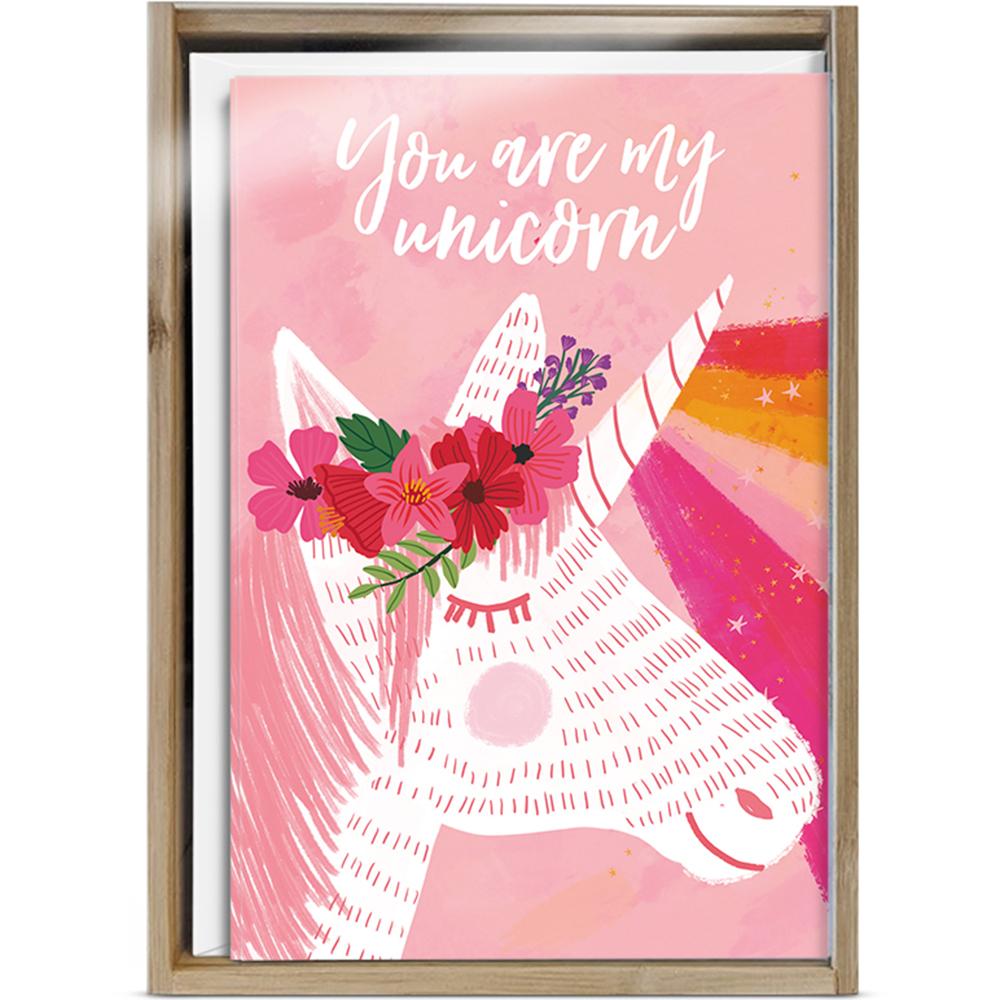 You Are My Unicorn  All Occasion 4x6 Bamboo Box Notecard Sets