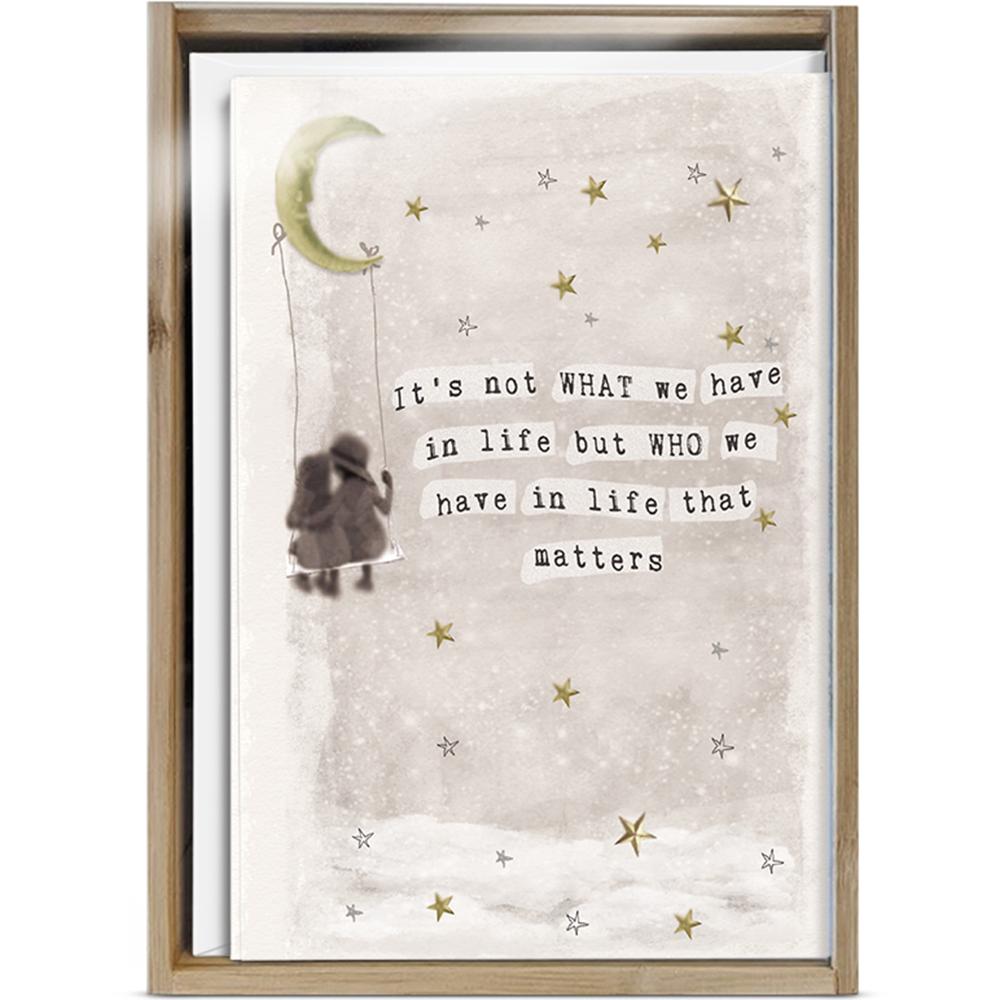 Golden Friendship All Occasion 4x6 Bamboo Box Notecard Sets